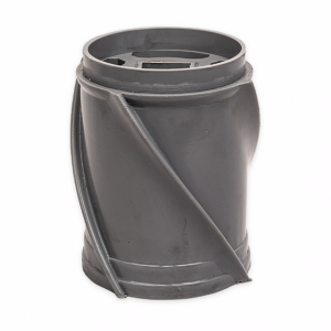 Spiraal segment - 4L - L/H - 175x150/162 - B57,3 - wit