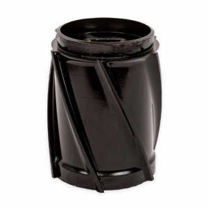 Spiraal segment - 6L - L/H - 170x130/150 - B40 - zwart