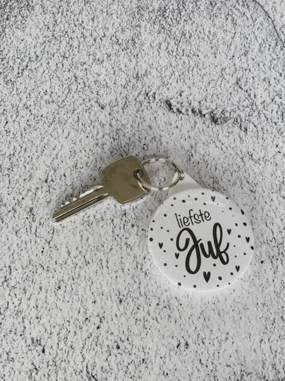 Sleutelhanger - Liefste juf