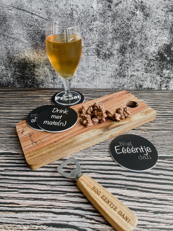 Houten bieropener - Nog eentje dan!