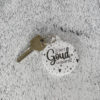 Sleutelhanger met spiegel - Jij bent goud waard