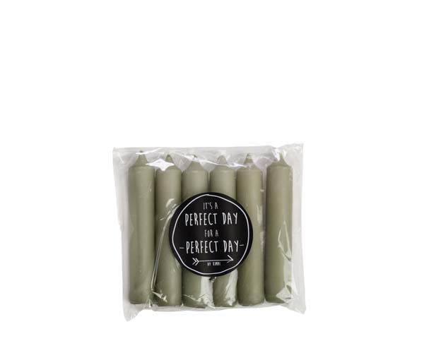 Rustik Lys kleine dinerkaarsen, Eucalyptus, – groene kaarsen Rustik Lys kleine dinerkaarsen, Eucalyptus, - groene kaarsen