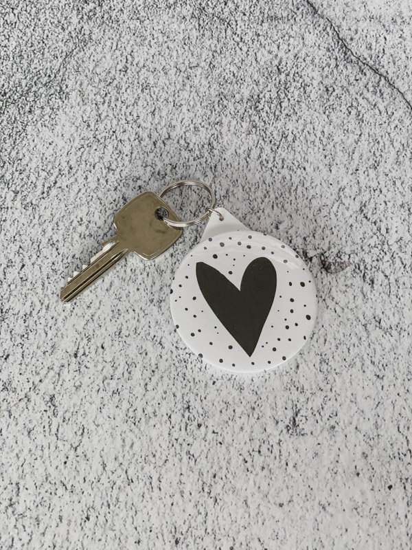 e1f6eedd10d334e32e35a601aa0aae591d64242e Sleutelhanger - Hart afbeelding