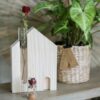 Huis standaard met reageerbuis Huis standaard met reageerbuis