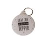Sleutelhanger - lieve juf je bent een topper