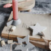 Ster hanger klein - Beton grijs
