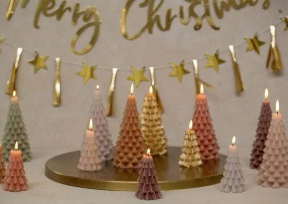 Kerstboom kaarsen