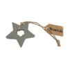 Ster hanger klein - Beton grijs - open model