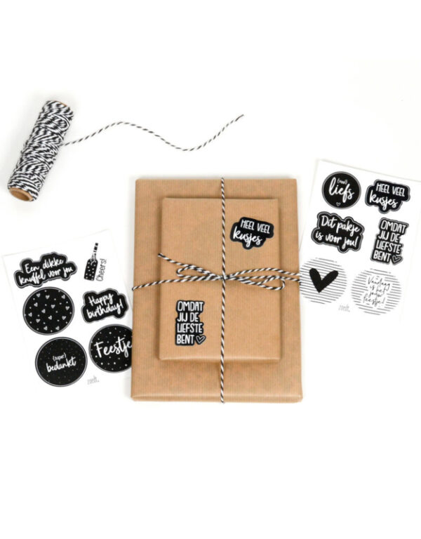 Stickers met leuke teksten