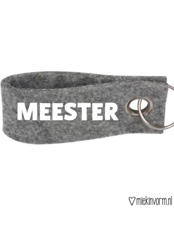 Sleutelhanger Meester