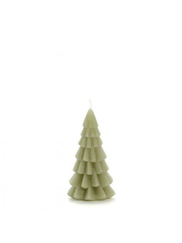 Kerstboomkaars small groen Kaars Kerstboom klein - Groen