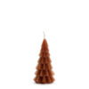 Kerstboomkaars small roest Kaars Kerstboom klein - Roest