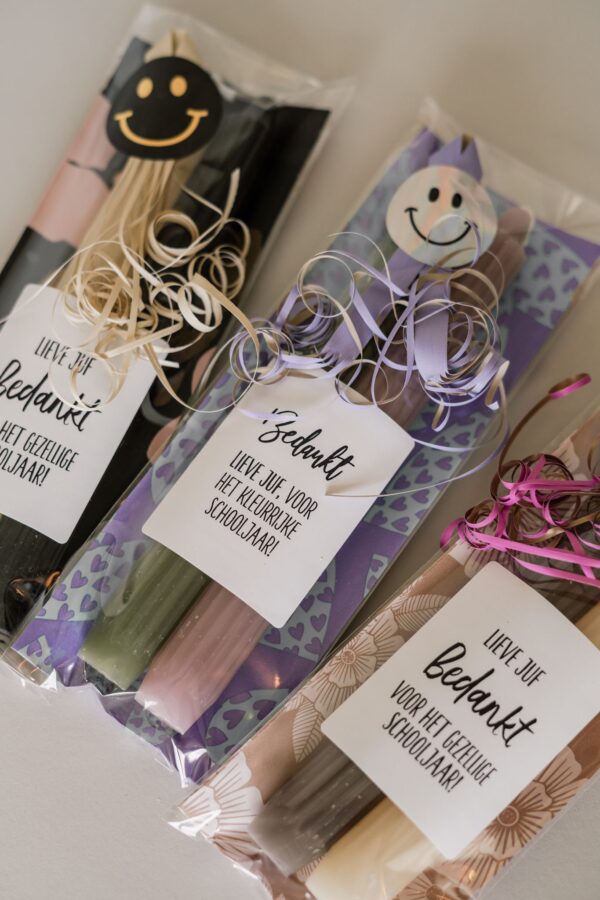 Juffen cadeau – Bedankt voor het gezellige schooljaar!