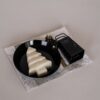 Kerstcadeautje - Heerlijk ruikend dennenboom amberblokje, schaaltje & rasp