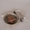 Kerstcadeautje - Heerlijk ruikend dennenboom amberblokje, schaaltje & rasp