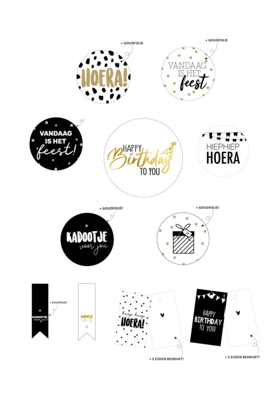 a4a6f4a2a3e47076d1456faba94be099c4bd6040 Verjaardag inpak set - Stickers + Cadeau labels