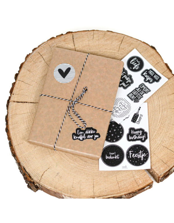 Stickers met leuke teksten