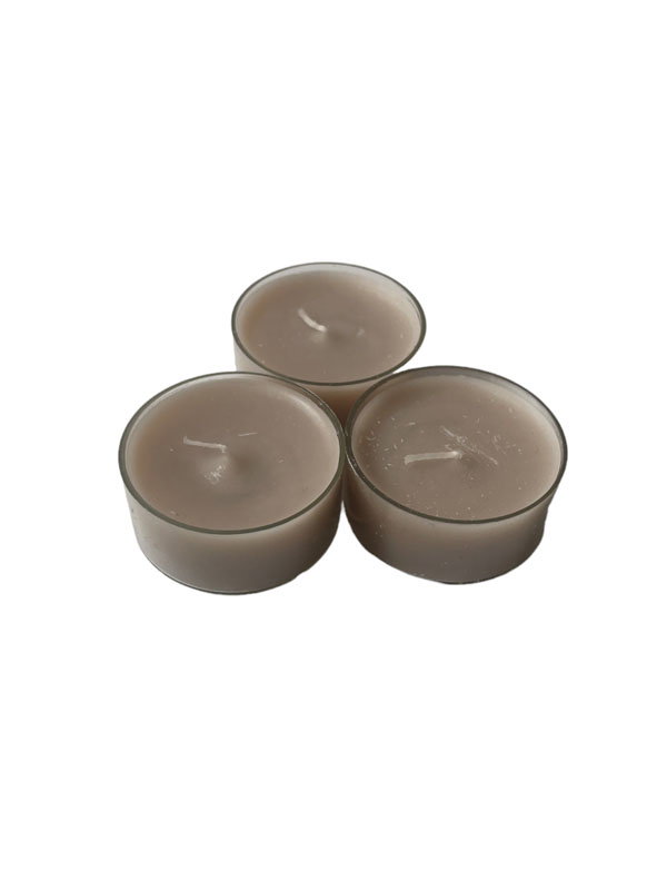 beige waxinelichtjes los Cadeaupakket sterkte – Waxinelichthouder & waxinelichtjes in organza zakje