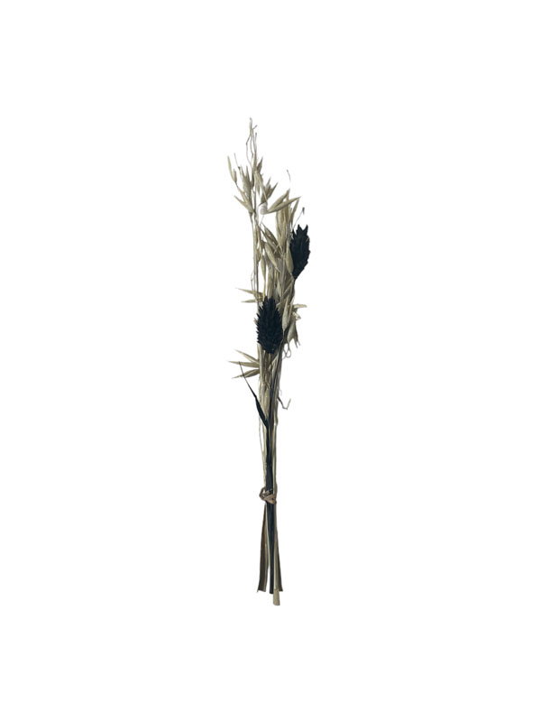 Betonnen reageerbuis vaasje & droogbloemen - Middel