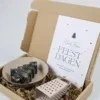 Brievenbus kerstcadeau - Heerlijk ruikend geurblokje, schaaltje & rasp