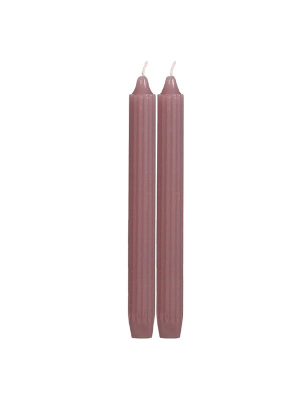 potlood kaarsen mauve Potlood kaarsen set van 2 - Roze / Mauve