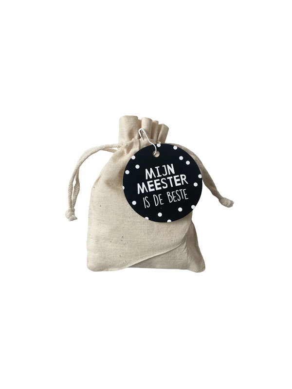 Wens waxinelichtjes met een boodschap -  Cadeautje voor de meester