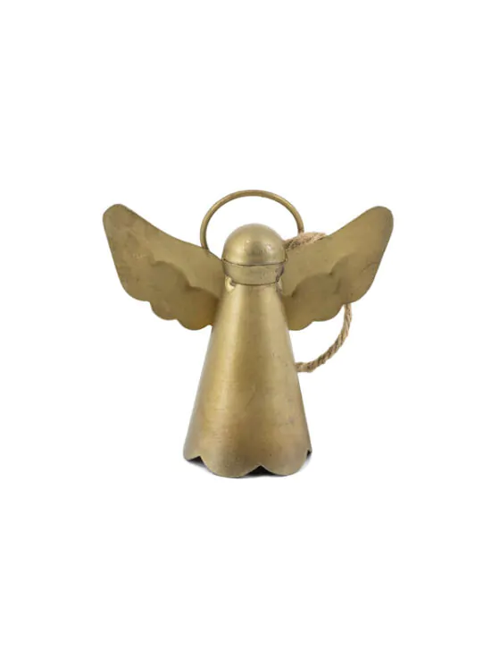 Metalen engel groot - Goud