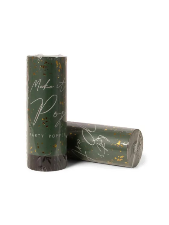 Party poppers - Groen