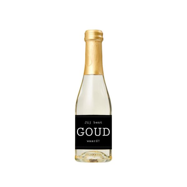 Jij bent goud waard cadeautje in luxe cadeauzak– Secco & chocolade