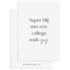 Ansichtkaart - Collega