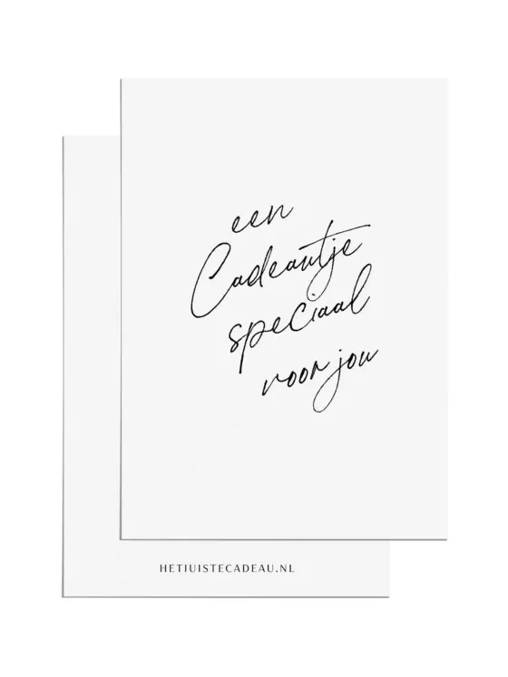 Ansichtkaart - een cadeautje speciaal voor jou