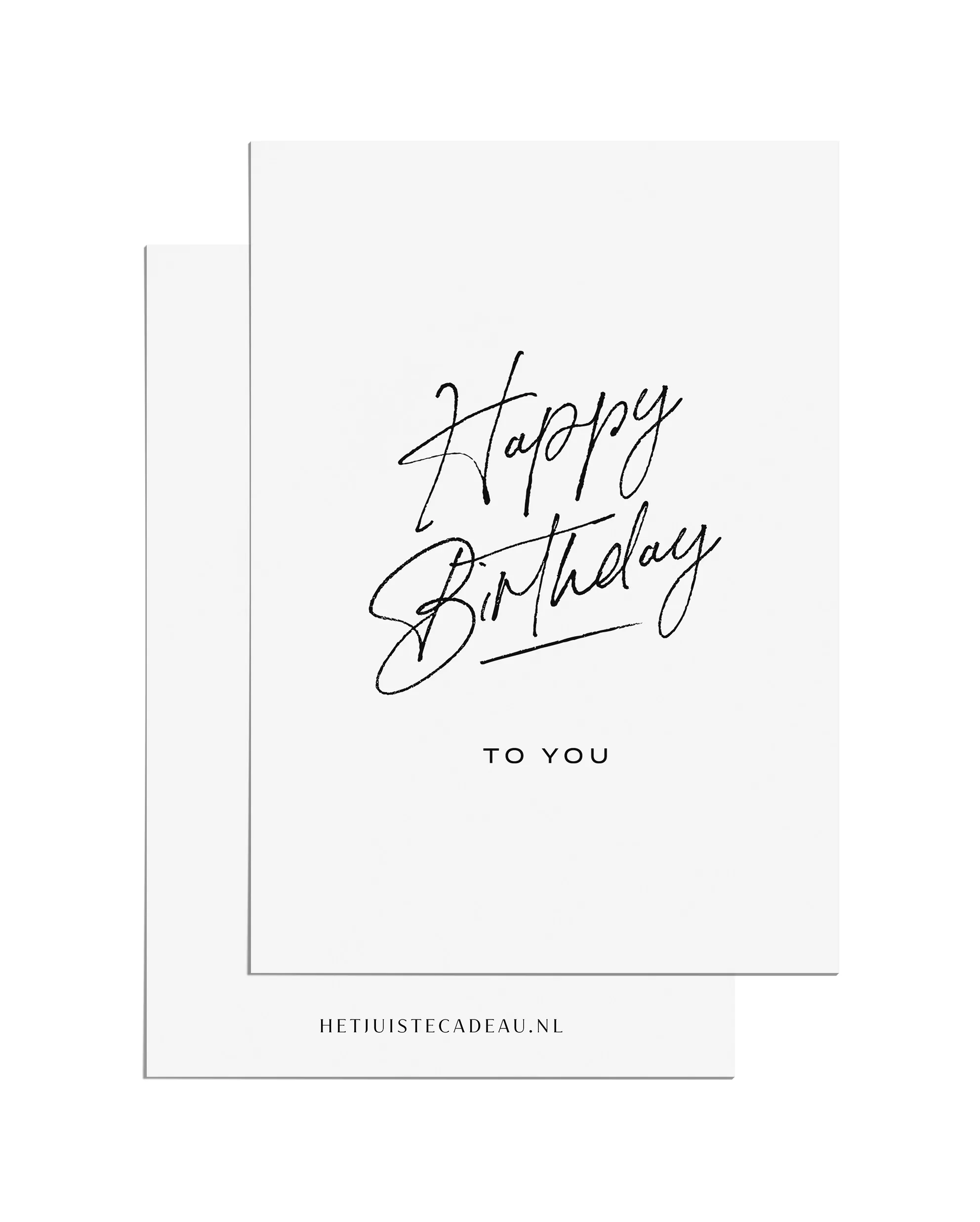 Ansichtkaart - Happy Birthday to you