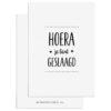 Ansichtkaart - hoera je bent geslaagd