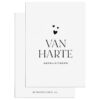 Ansichtkaart - Van harte gefeliciteerd