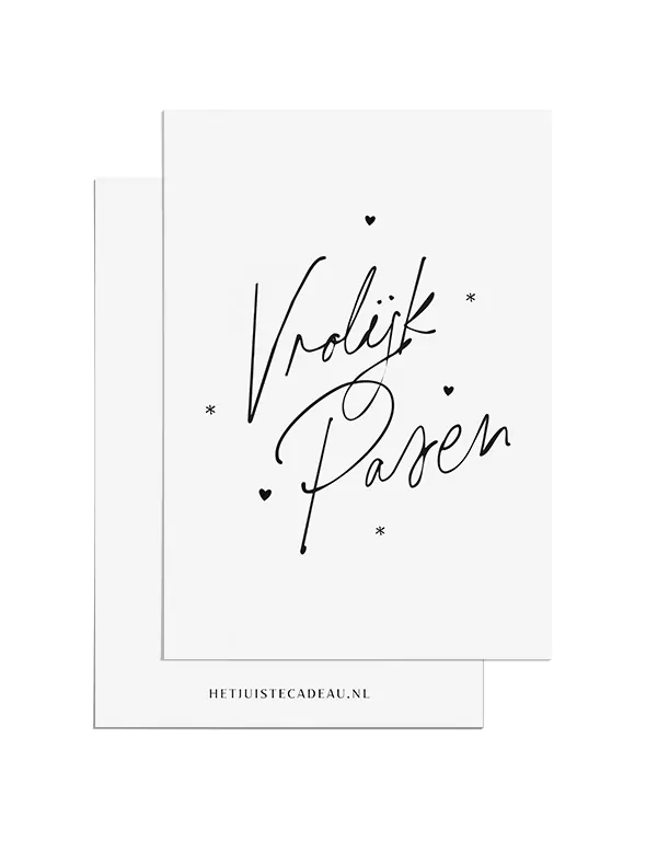 ansichtkaart - Vrolijk Pasen