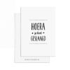 Hoera je bent geslaagd cadeautje - Sleutelhanger hart & kaartje