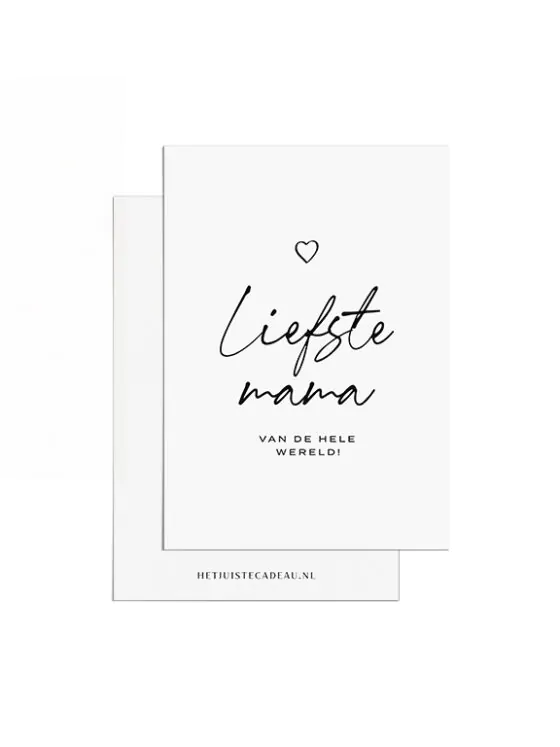 A7kaartje mama - Liefste mama van de wereld
