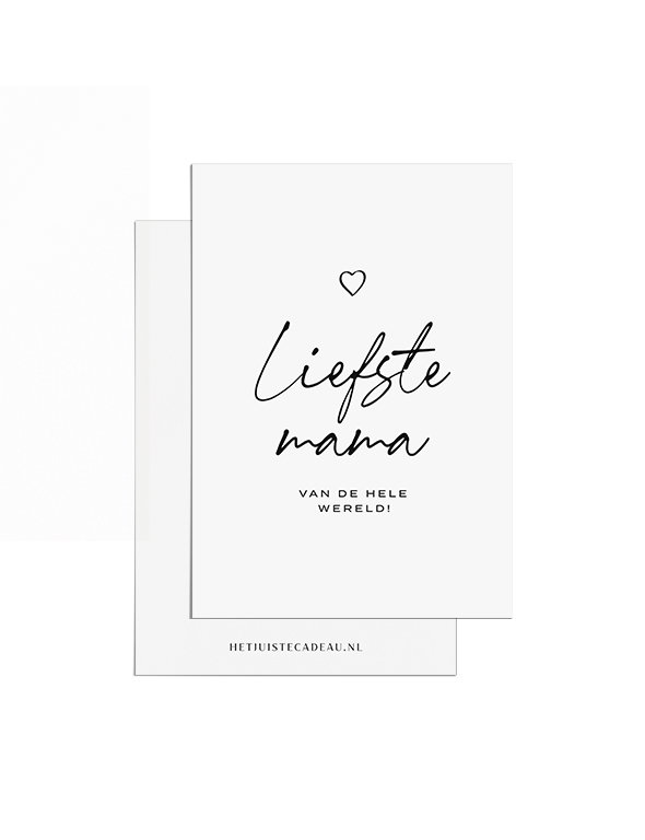 Blikje snoep cadeau - Liefste mama van de hele wereld