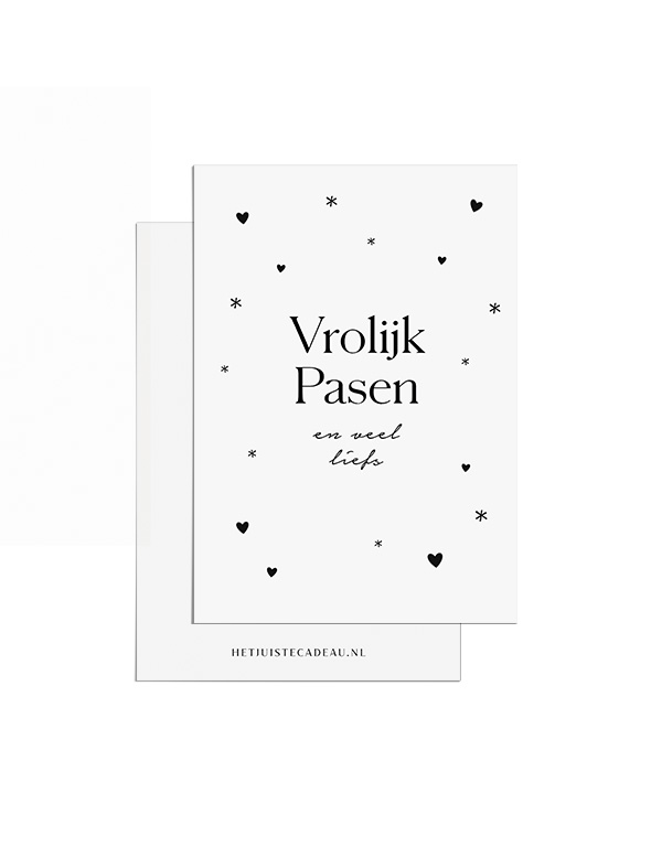Blikje snoep cadeau - Vrolijk Pasen en veel liefs