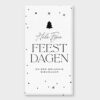 hele fijne feestdagen - chocoladereep Tony Chocolonely chocoladereep cadeautje - Hele fijne feestdagen
