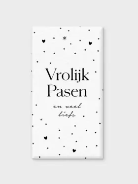 Chocoladereep Tony Chocolonely - Vrolijk Pasen en veel liefs