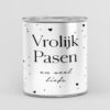 Blikje snoep - Vrolijk Pasen en veel liefs