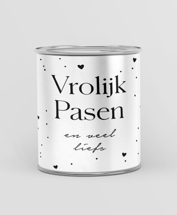 Blikje snoep - Vrolijk Pasen en veel liefs