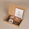 Brievenbus cadeau - van harte gefeliciteerd - Sleutelhanger, gelukspoppetje & snoepjes