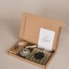 hiep hiep hoera brievenbus cadeau, kaarsen, kandelaar, thee