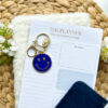 sleutelhanger smile blauw