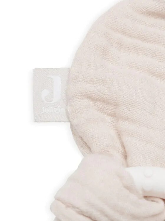 Bijtring Siliconen Bunny Ears - Beige