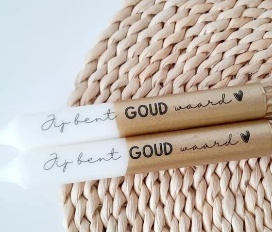 Kaars jij bent goud waard