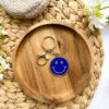 sleutelhanger smile blauw