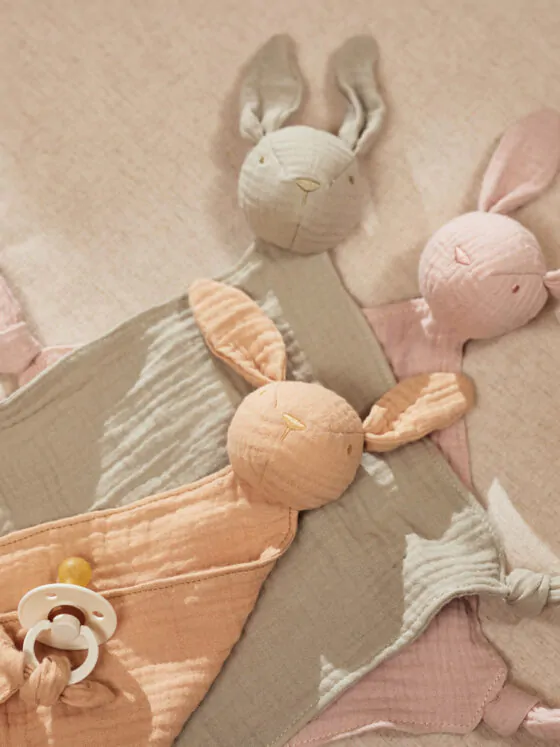 Speendoekje Bunny Ears - Olijf groen